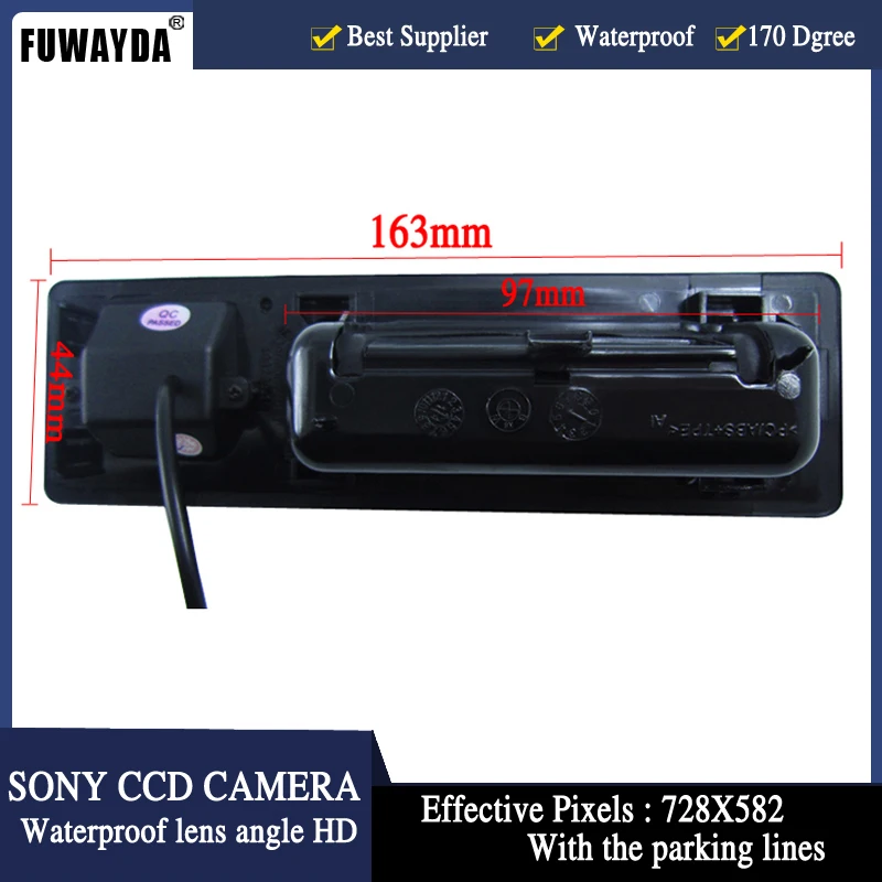 Беспроводная Автомобильная камера заднего вида FUWAYDA с ручкой и ночным видением 2 4