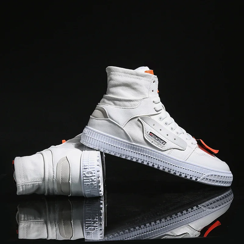 Стильные зимние мужские парусиновые ботинки из искусственной кожи в армейском