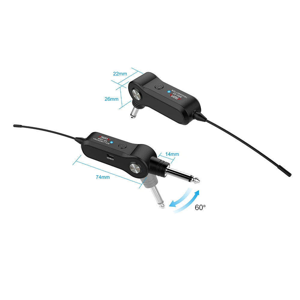 Гитара фирмы Арома Беспроводная система с передатчиком и приемником встроенный