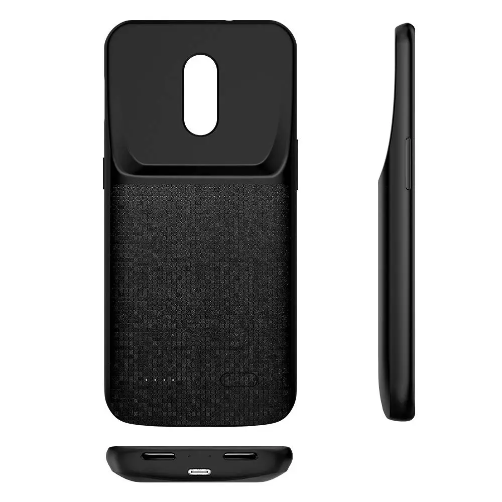 NEWDERY для One Plus 6 T батарея случае 4700 мАч Расширенный зарядное устройство чехол с ТПУ поднятый Bezels, портативный тонкий зарядный чехол C