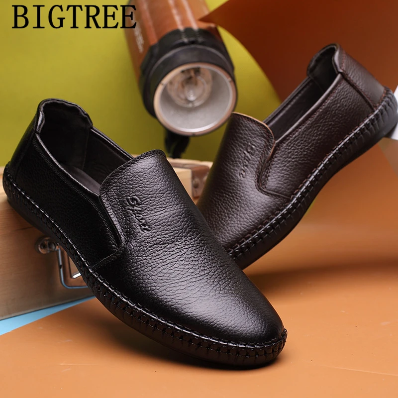 Мужская повседневная обувь горячая распродажа черные туфли-Лоферы для мужчин