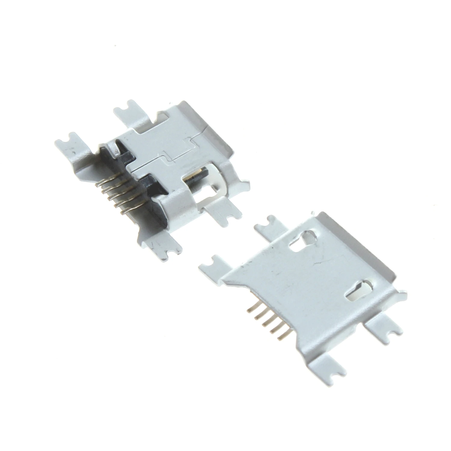 10 шт. 5-контактный разъем Micro USB SMD 4 фиксированные ножки широко используется в
