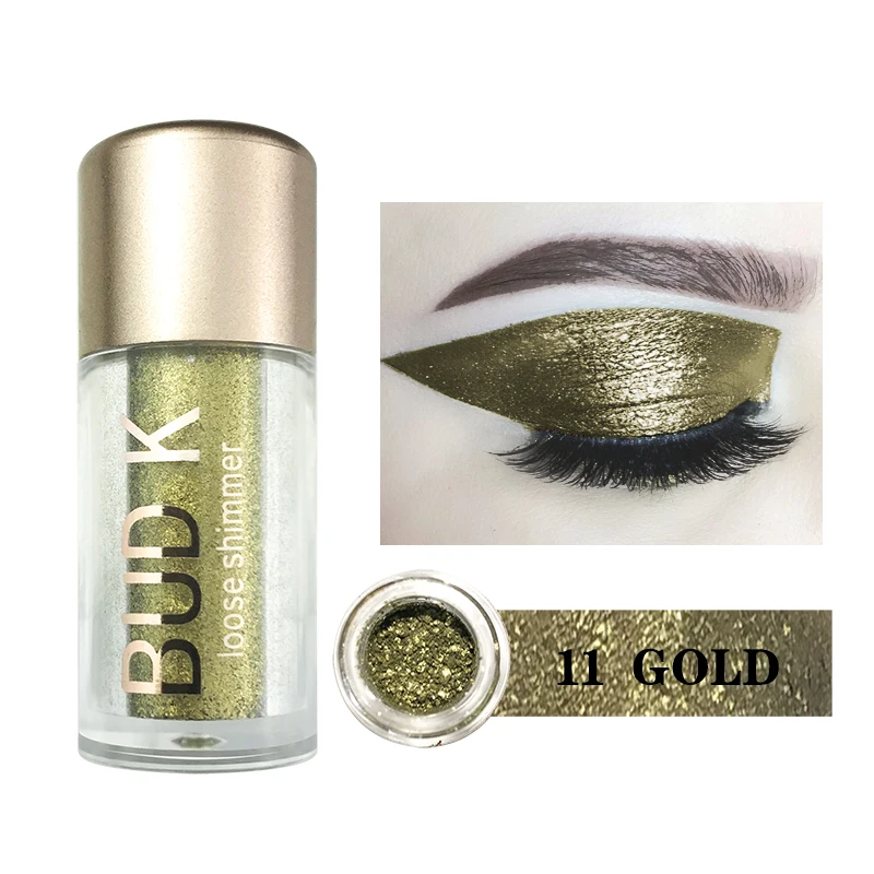 Бутон K 12 цветов блестящие тени для век косметика макияж алмазные губы свободный