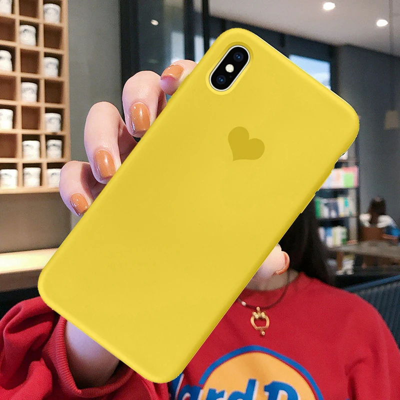 Мягкий силиконовый чехол Love для iPhone X XS Max XR 8 7 Plus Роскошный Тонкий телефона 6 6s Fundas