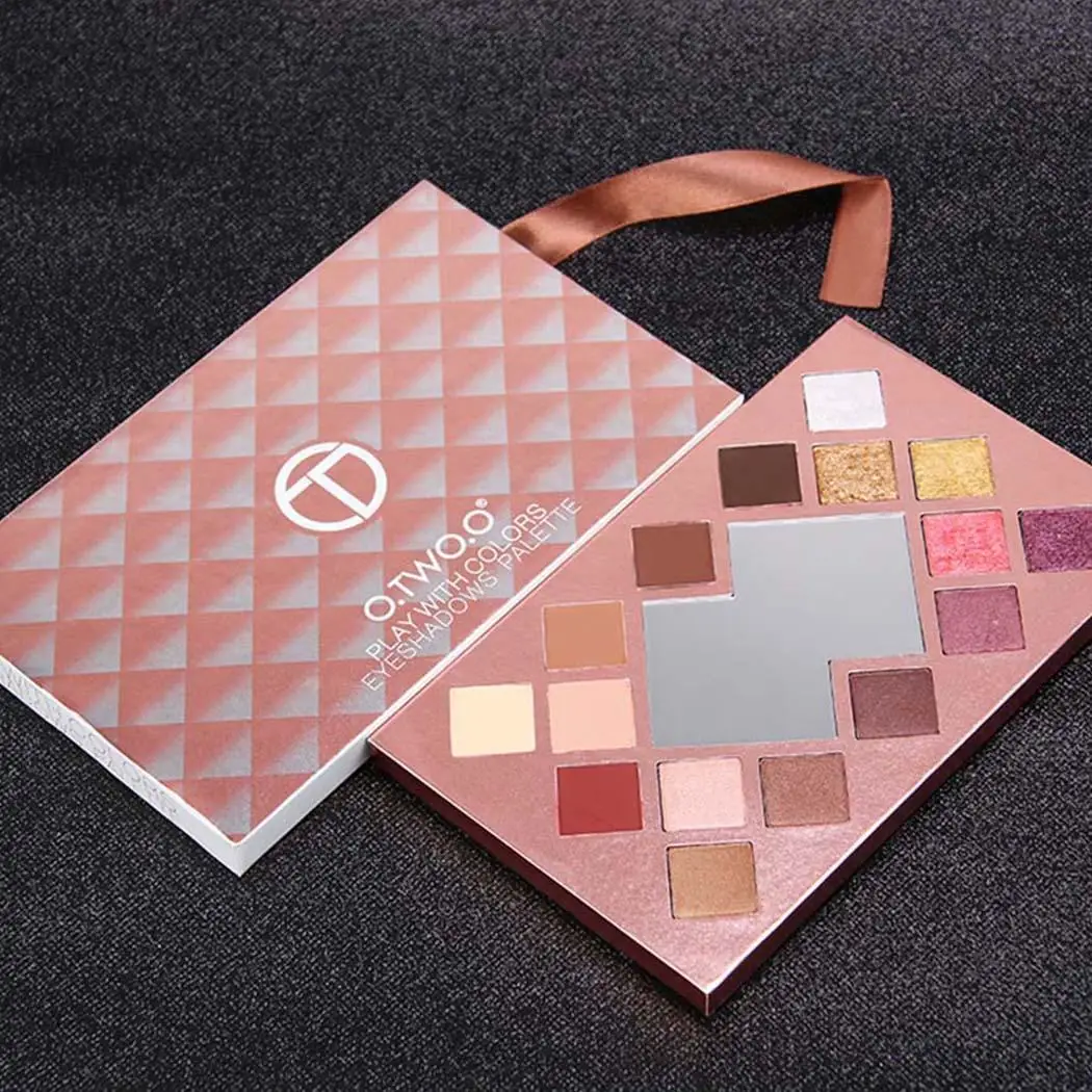 Женские блестящие матовые долговечные тени для век все типы кожи китайская