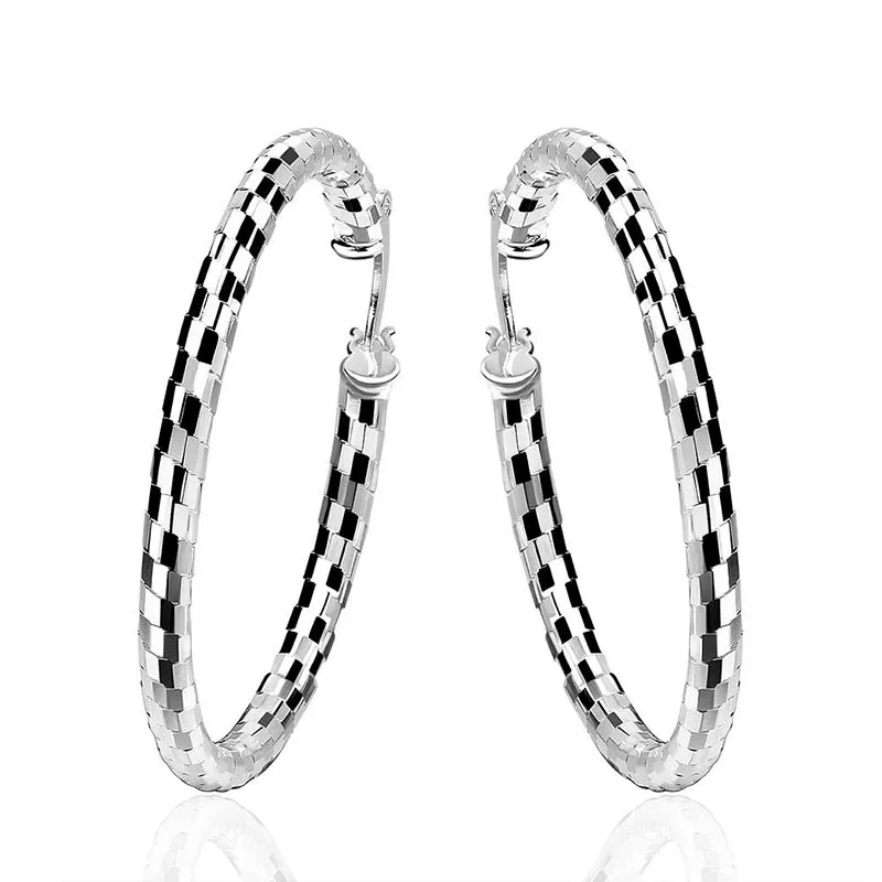 Новые красивые модные украшения Серебряная Сережка круглый рыбы уха серьги