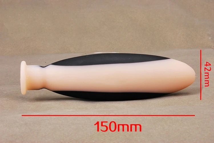 Анальная пробка большого размера стальные электро-зажимы силиконовая