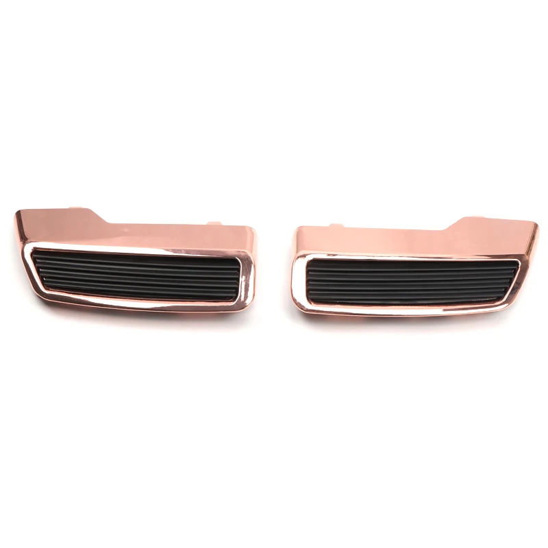 Rose gold Золотой Автомобильный задний глушитель хвостового конца трубы Крышка Замена для peugeot 3008 5008 доступ активный Allure - Название цвета: Rose gold