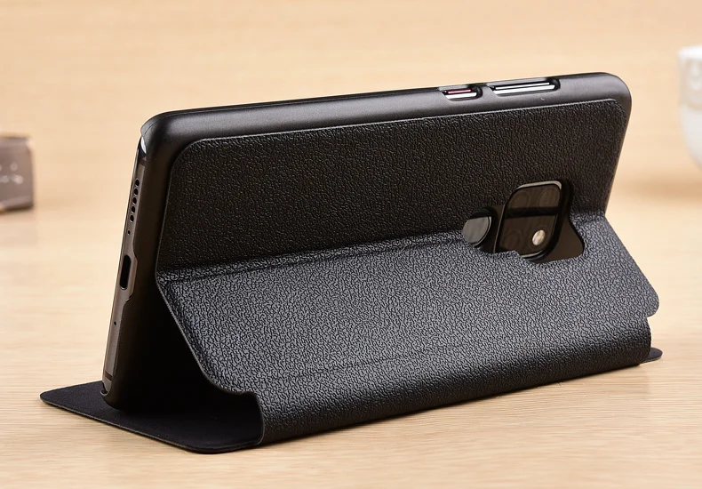 For Huawei Mate 20 Pro Case Luxury View Window Stand Book Flip Case For Huawei Mate 20 X Cover PU Leather Mate20 Pro Phone Cases