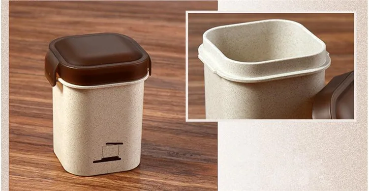 Bento box Японии стиль студент офис ланч-боксов портативный microwavable плевел шелухи волокна посуда с подарочной коробке сумки суп поле 43