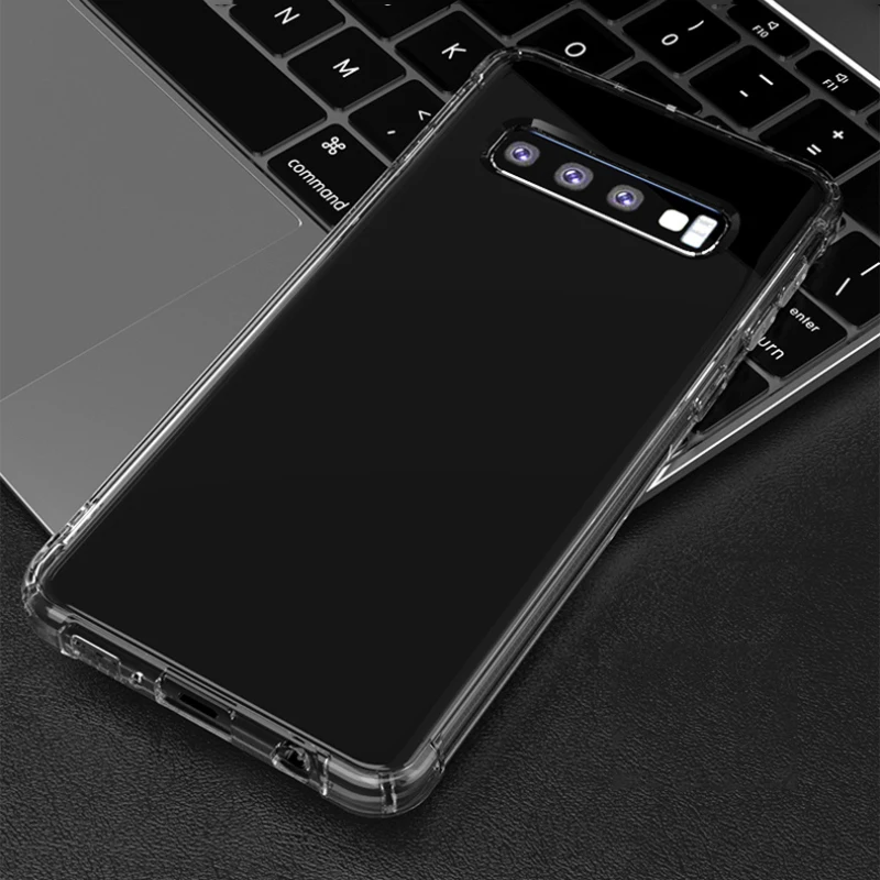 1 ПК с защитой от царапин для мягкий ТПУ чехол для телефона для samsung S10 список/S10 Плюс/S10 Анти-пыль Защитная панель из тонкого(она ультра-тонкий противоударный