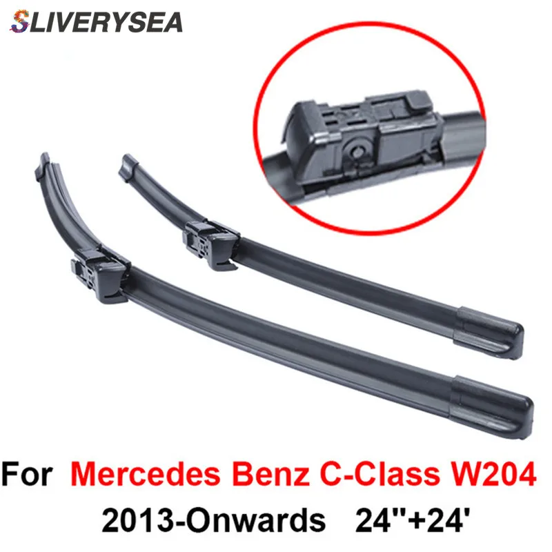 SLIVERYSEA щетка стеклоочистителя для Mercedes Benz C Class W204 2013 года 24 ''+ 24'' Натуральная