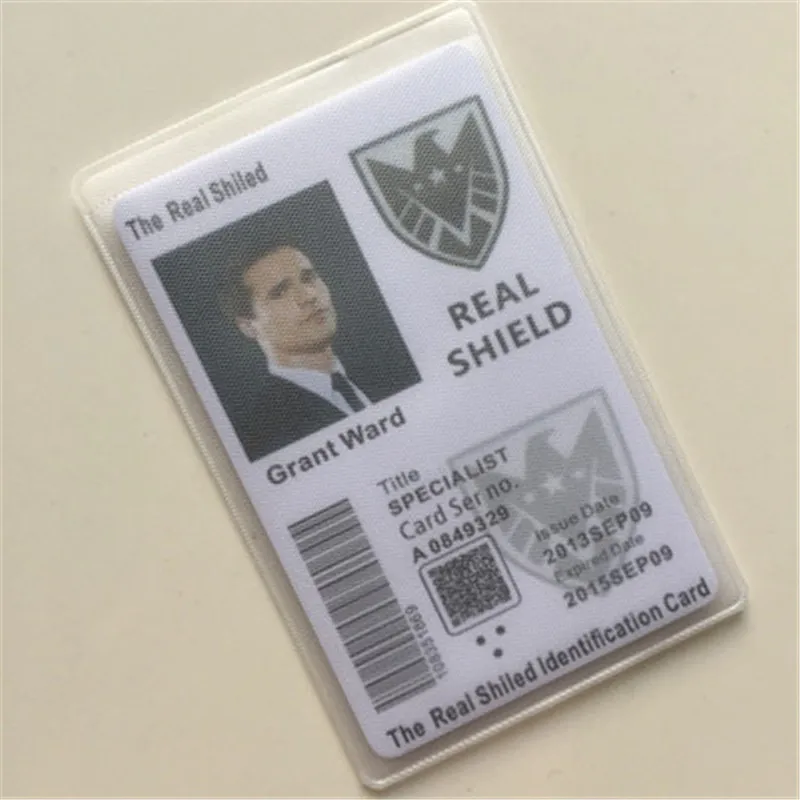 Агенты щита Щ. И. Т. ID держатель для карт Косплей агент ID карты Рождественский подарок игрушка - Цвет: B1