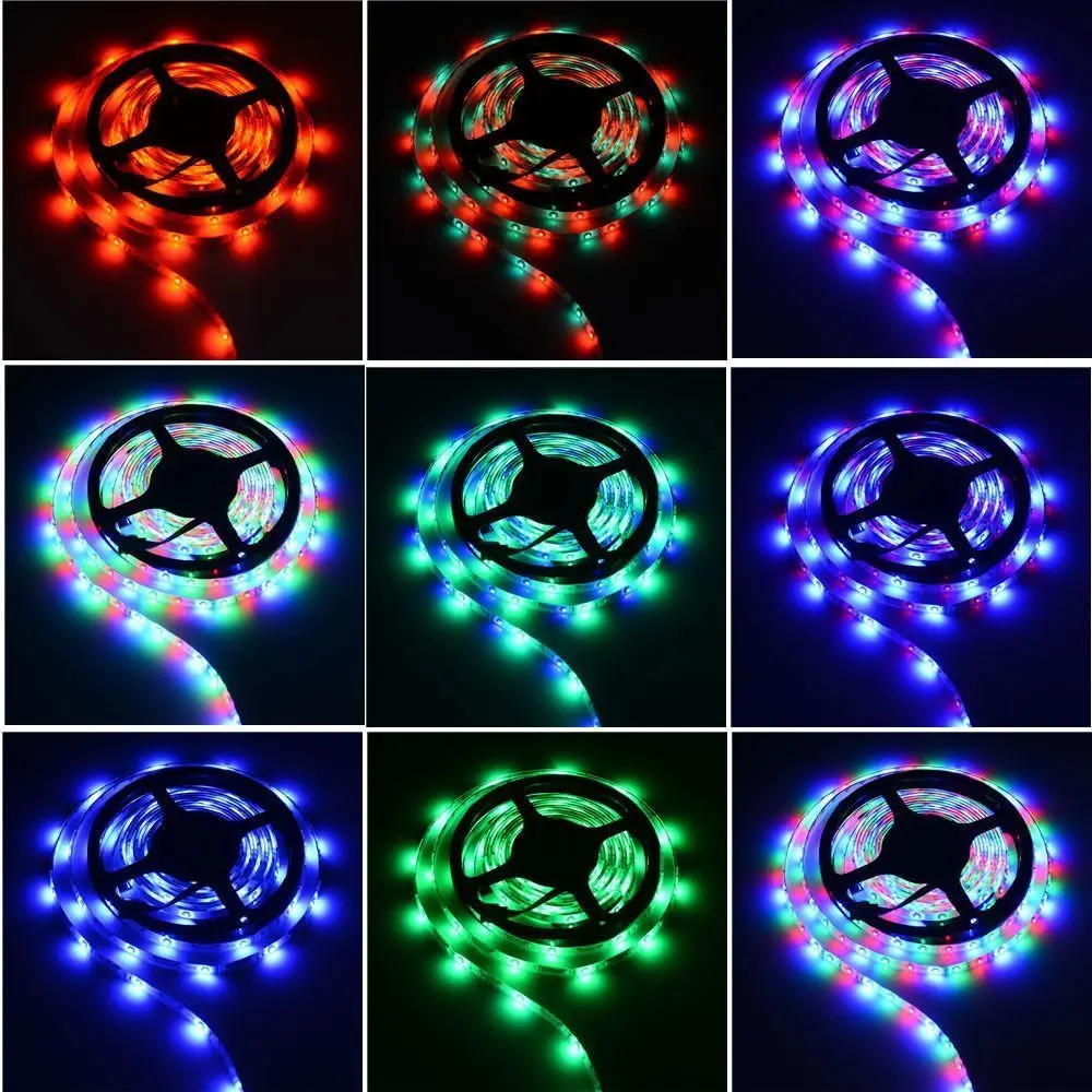 BLYN 3528 RGB LED Strip Waterproof Bluetooth Wireless Control 5M 10M 15M Rope Lights +Bluetooth Controller +DC12V 5A PSU | Лампы и