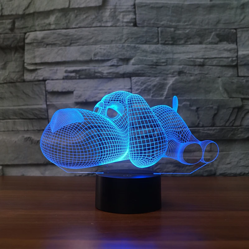 Настольная лампа светодиодная 3D|nightlights for kids|3d bulbing lightlava lamp |