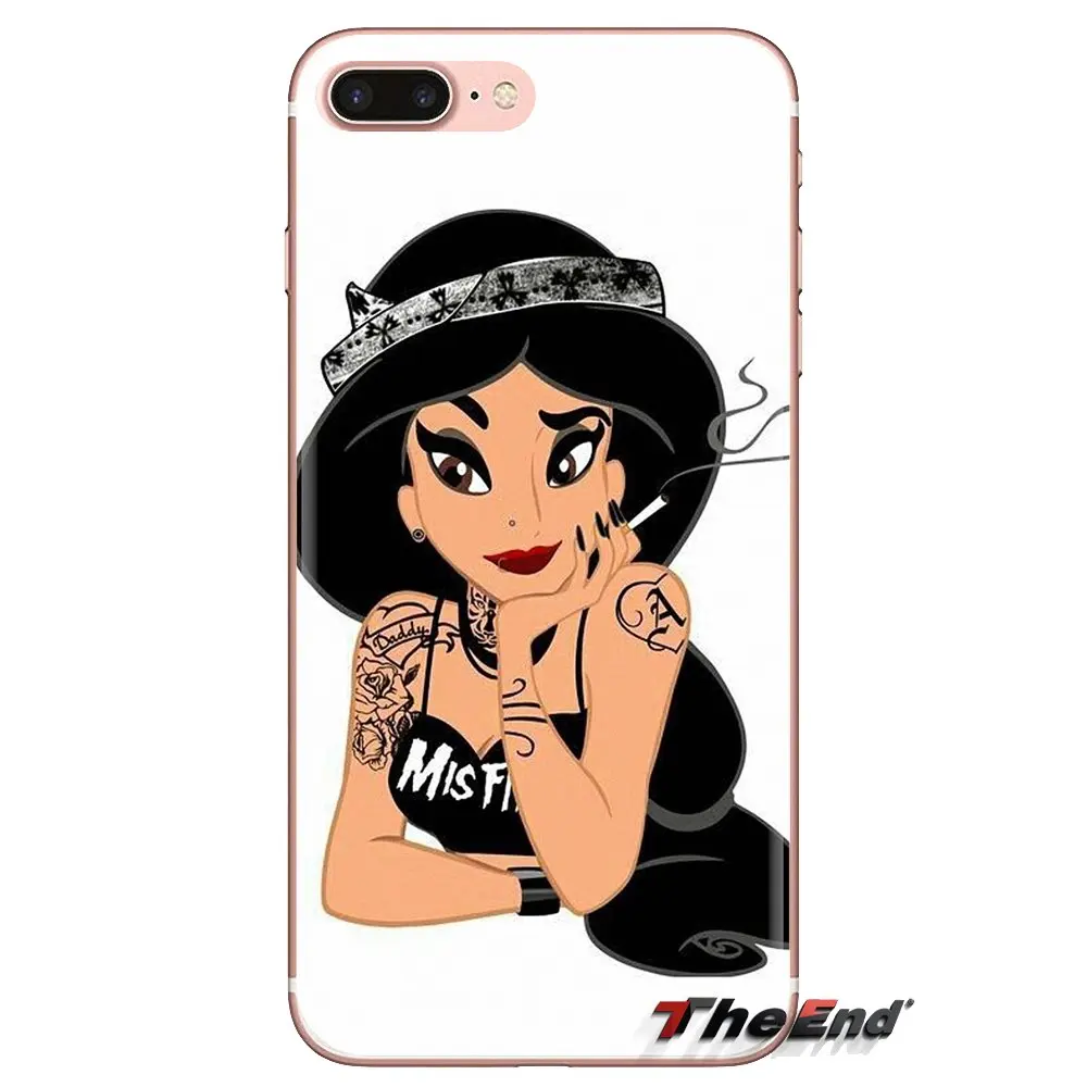 Aladdin Jasmine Princess For HTC One U11 U12 X9 M7 M8 A9 M9 M10 E9 Plus Desire 630 530 626 628 816 820 830 Transparent TPU Cases |