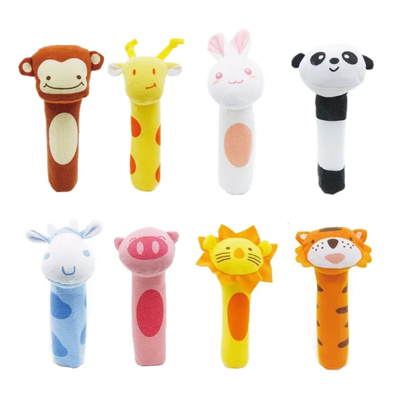 Разные виды детских игрушек детские игрушки с рукояткой искусственные животные