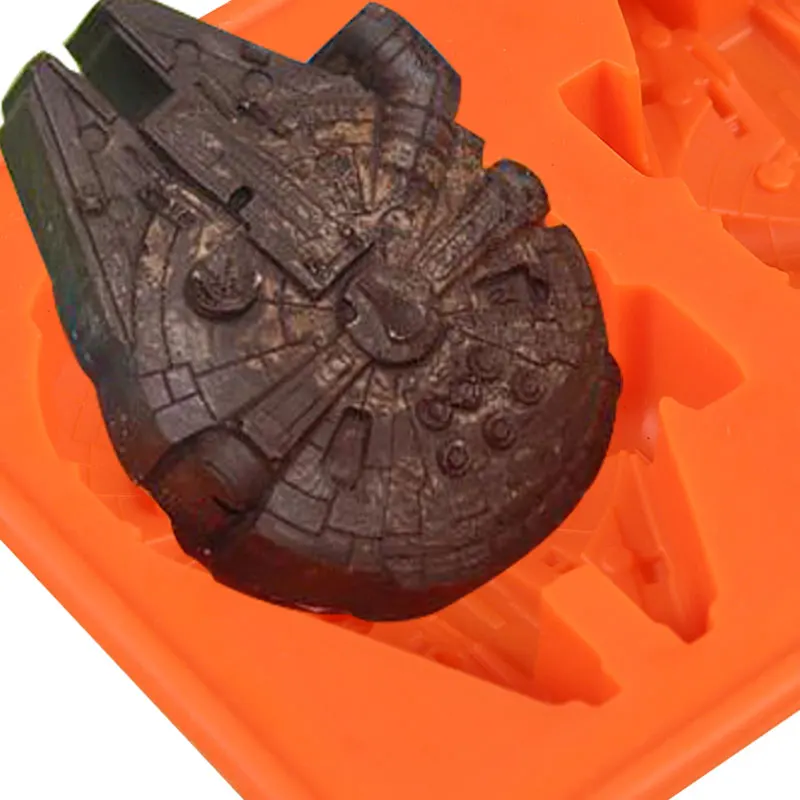 Звездные войны Сокол Тысячелетия корабль кубики льда Mold Maker Бар партия силикона