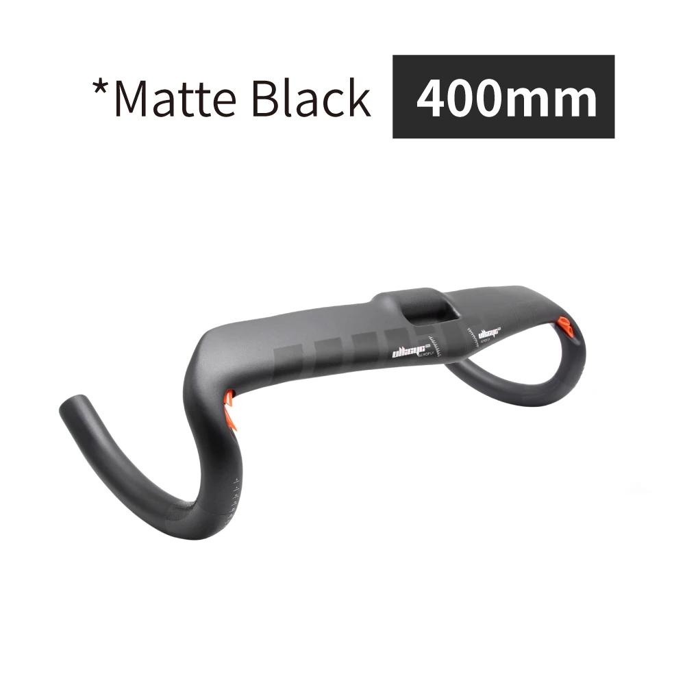 black 400mm matt Ullicyc красочный дорожный руль Внутренний кабель руль велосипеда 31,8*400 420 440 мм углеродный дорожный руль велосипедные части WB315 - Цвет: black 400mm matt