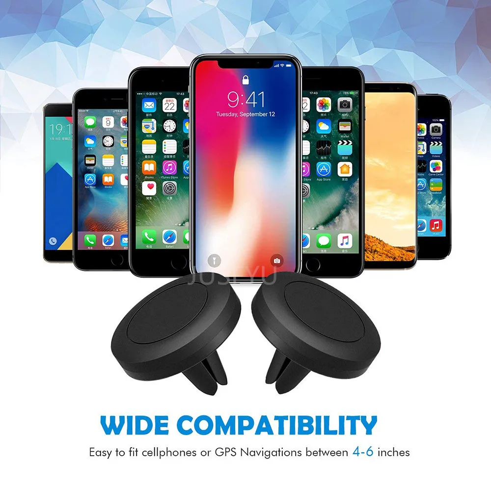 Магнитный автомобильный держатель для телефона iPhone XR XS MAX магнит мини