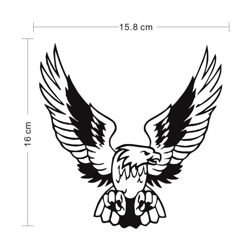 Cunymagos модная виниловая Автомобильная наклейка с орлом дикие животные на тело