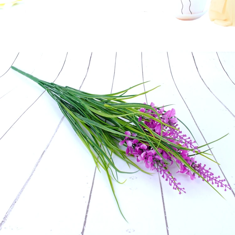 52 см 9 филиалов искусственные цветы растения лаванды листья травы с цветочным