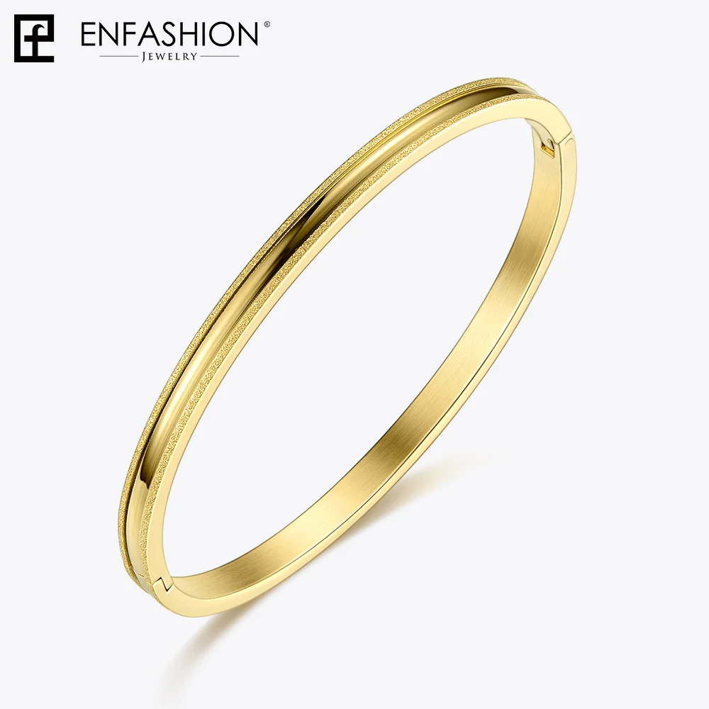 Enfashion многослойный браслет на запястье браслет с кристаллами Золотой Цвет Набор браслетов браслеты для женщин - Окраска металла: BM182006