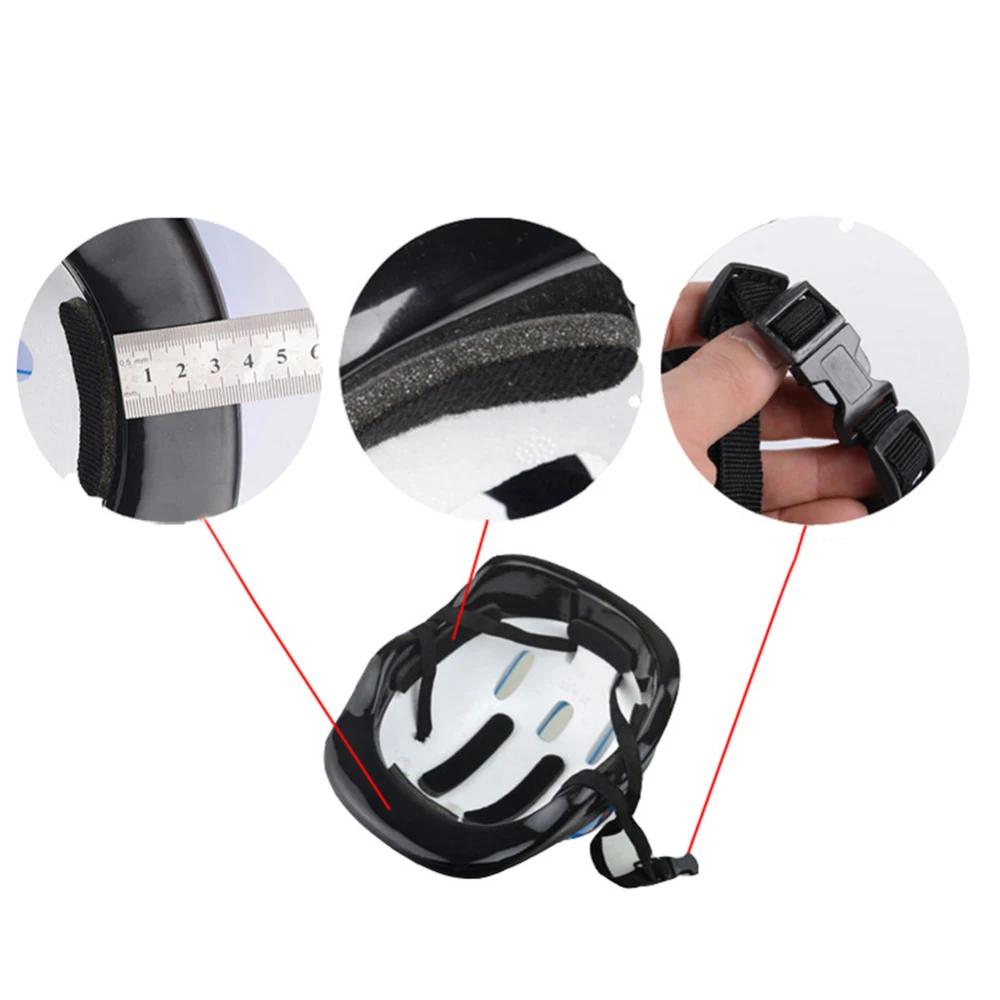 7 шт. детский шлем для катания на роликах велосипеде колени запястье