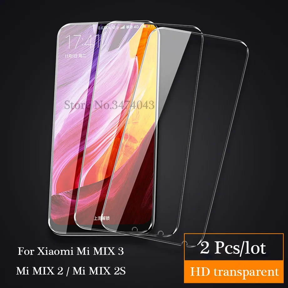 2 шт./лот, полное покрытие, закаленное стекло для Xiaomi mi X 3 2 2 s, Защита экрана для Xiaomi mi Mix 2 2s 3 mi X3 mi X2s mi X2, стеклянная пленка