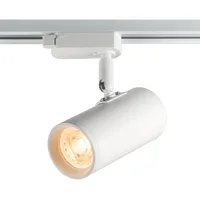 GU10 LED Track Spot Light Fixture Adjustable Rail Spotlight Home room iluminacao Black White 2 wire 1 3 Phase Tracklight
