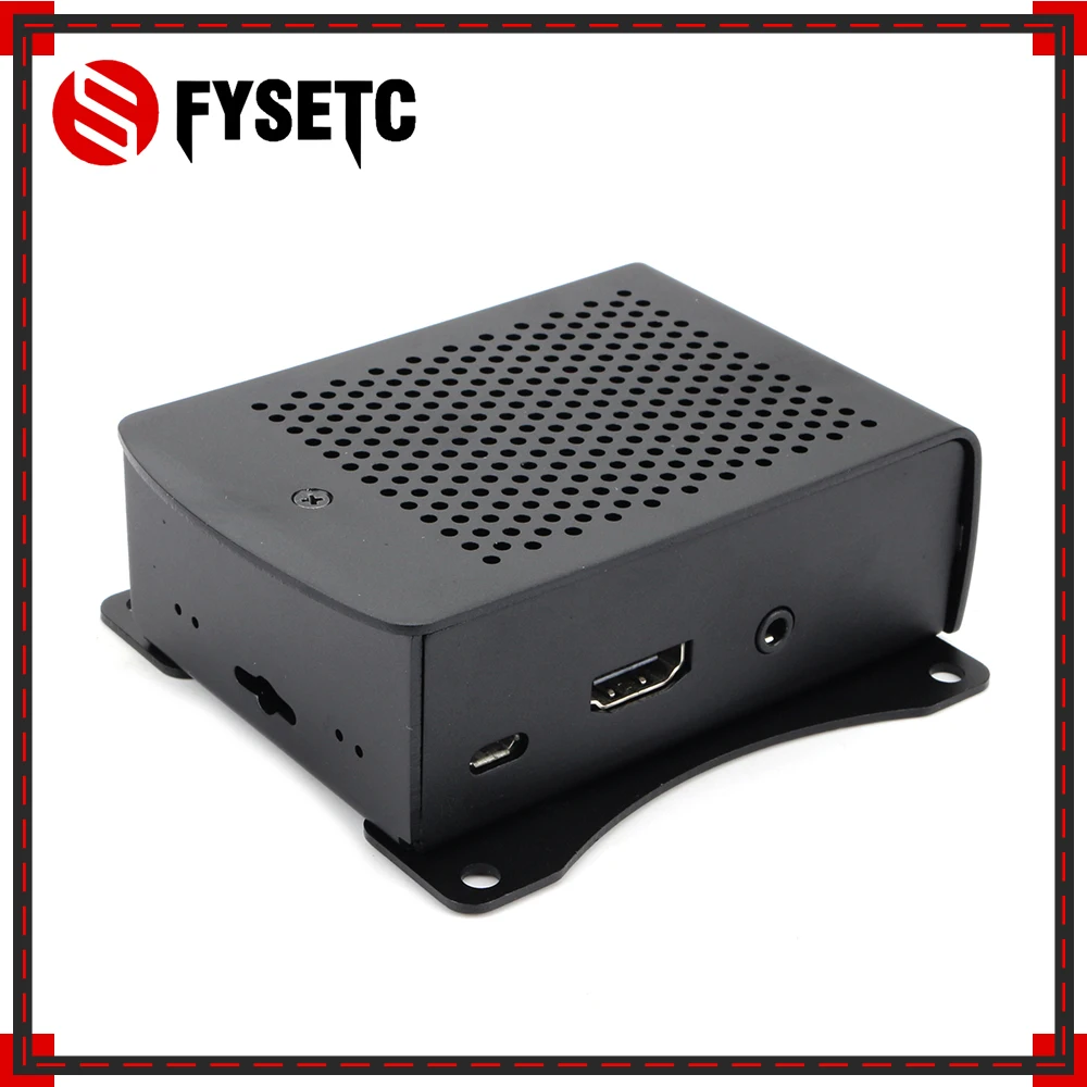 Корпус для Raspberry Pi 3B + черный корпус из алюминиевого сплава 3 с тепловой защитой 3B/3B