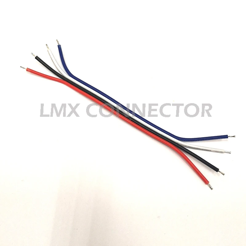 1000PCS UL1007 24AWG 4 Pin PVC Extension Cable Wire 95MM Parallel Tin Plated Обустройство дома