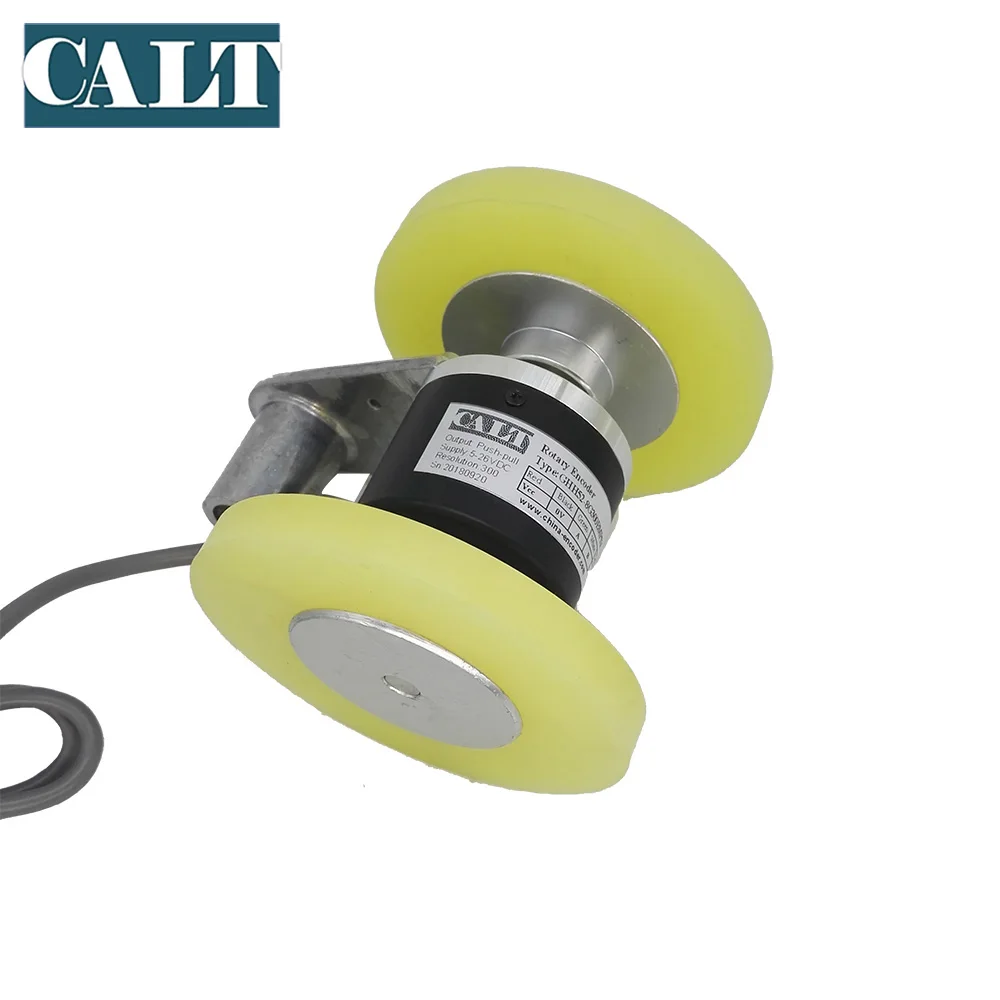 GHW52 роликовый кодировщик колес измерения длины 4096 P/R с двойными колесами