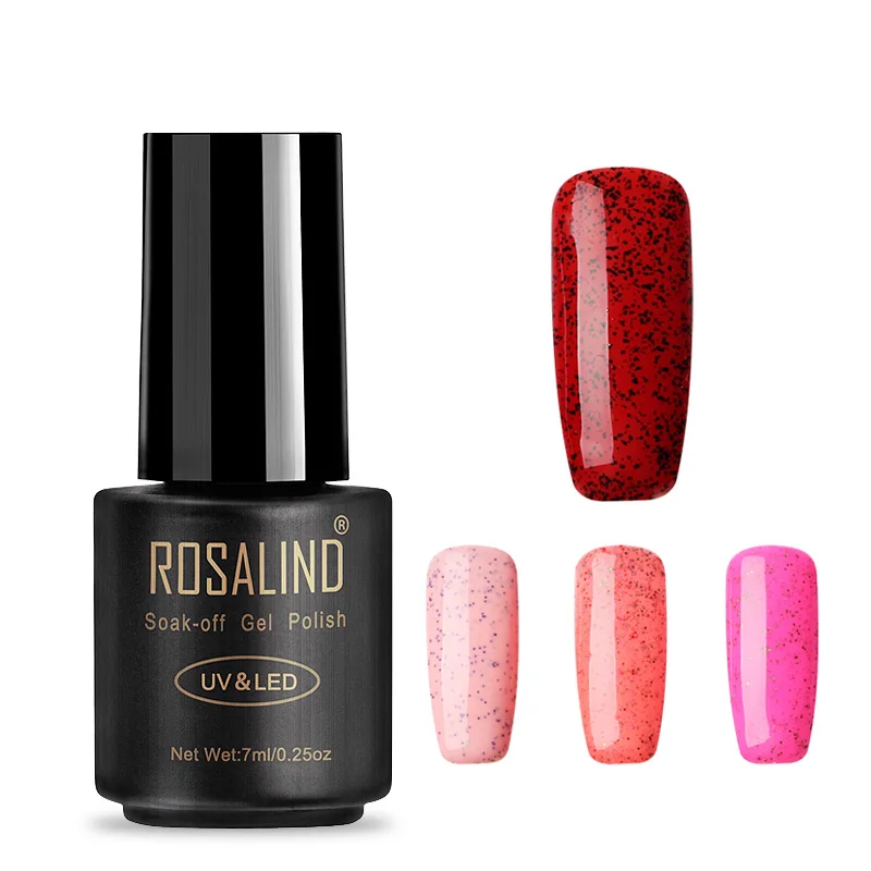 Гель лак для ногтей ROSALIND 1S черный флакон 7 мл|nail polish|nail polish nailnail nail art |