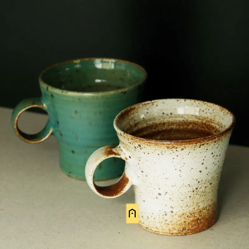 Кофейная кружка 100% ручная работа японское Ретро стиль керамическая чашка с