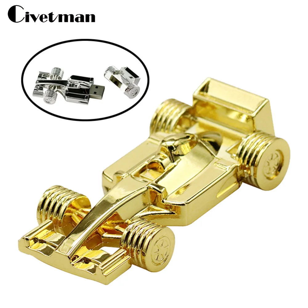 

Mini Car Styling USB Flash Drive 256G F1 Racing Car Shape USB 2.0 Pen Drive 8GB 16GB 32GB 64GB 128GB Pendrive Flash Memory Stick