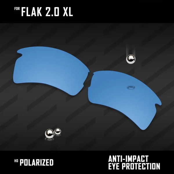 HD Blue OOWLIT линзы для замены солнцезащитных очков Оукли Flak 2,0 XL OO9188 Поляризованные-разноцветные - Цвет линз: HD Blue