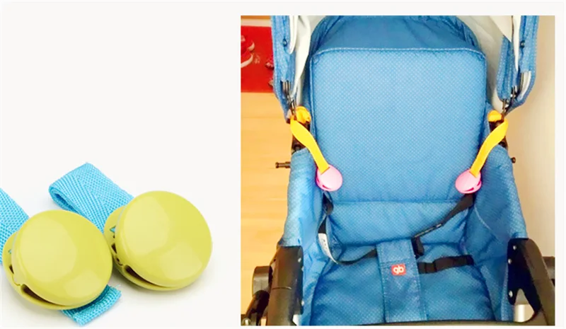 Hot 2pcs/lot Delicate Baby Stroller Accessory Glossy Multicolour Anti Tipi Clip Blanket Clip for Baby Playpen Buggy Accessories