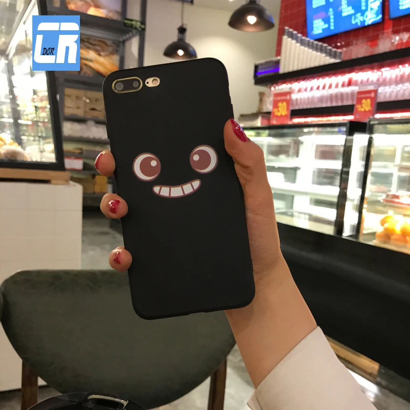 Милый простой черный мягкий тонкий чехол для Apple iPhone 5 5S SE 6 6S Plus 6s 7 8 plus силиконовые