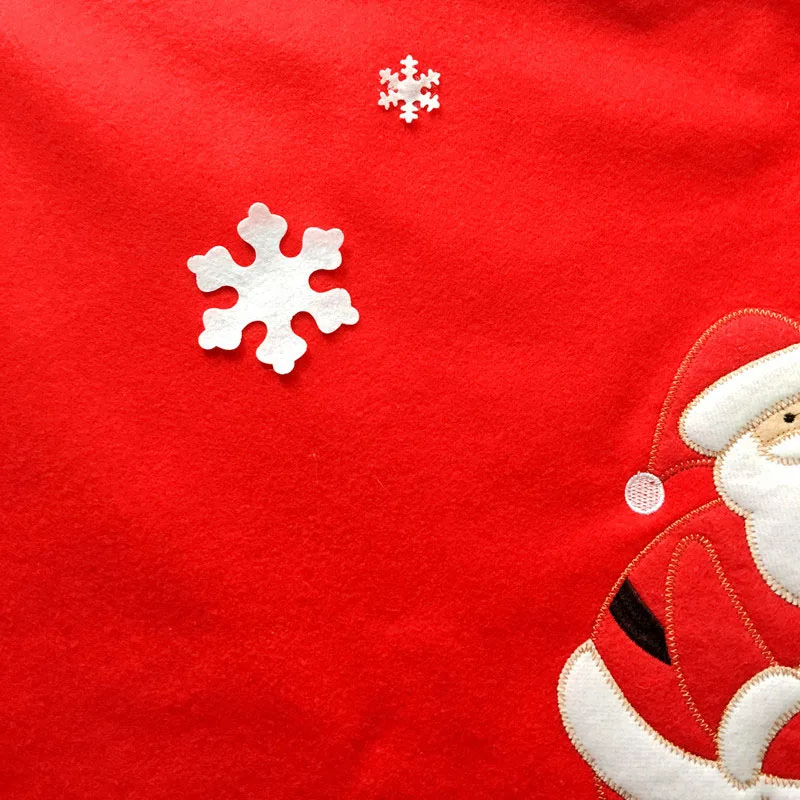 10 шт./лот 90 см юбка в виде елки Санта-Клауса юбки рождественской украшение для на