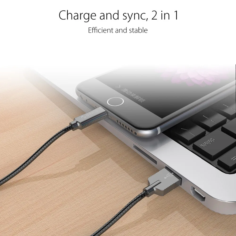 Кабель ORICO usb type-C 2,4 А, Максимальная зарядка и синхронизация, кабель type-C для samsung S9 S8 Xiaomi mi6 huawei