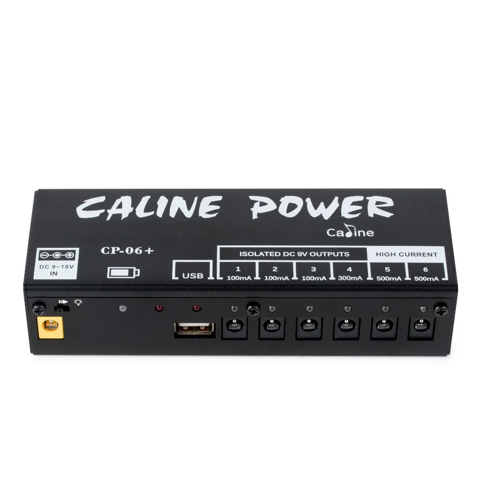 Caline портативный источник питания CP-06 + Перезаряжаемая Литиевая Гитара Эффект