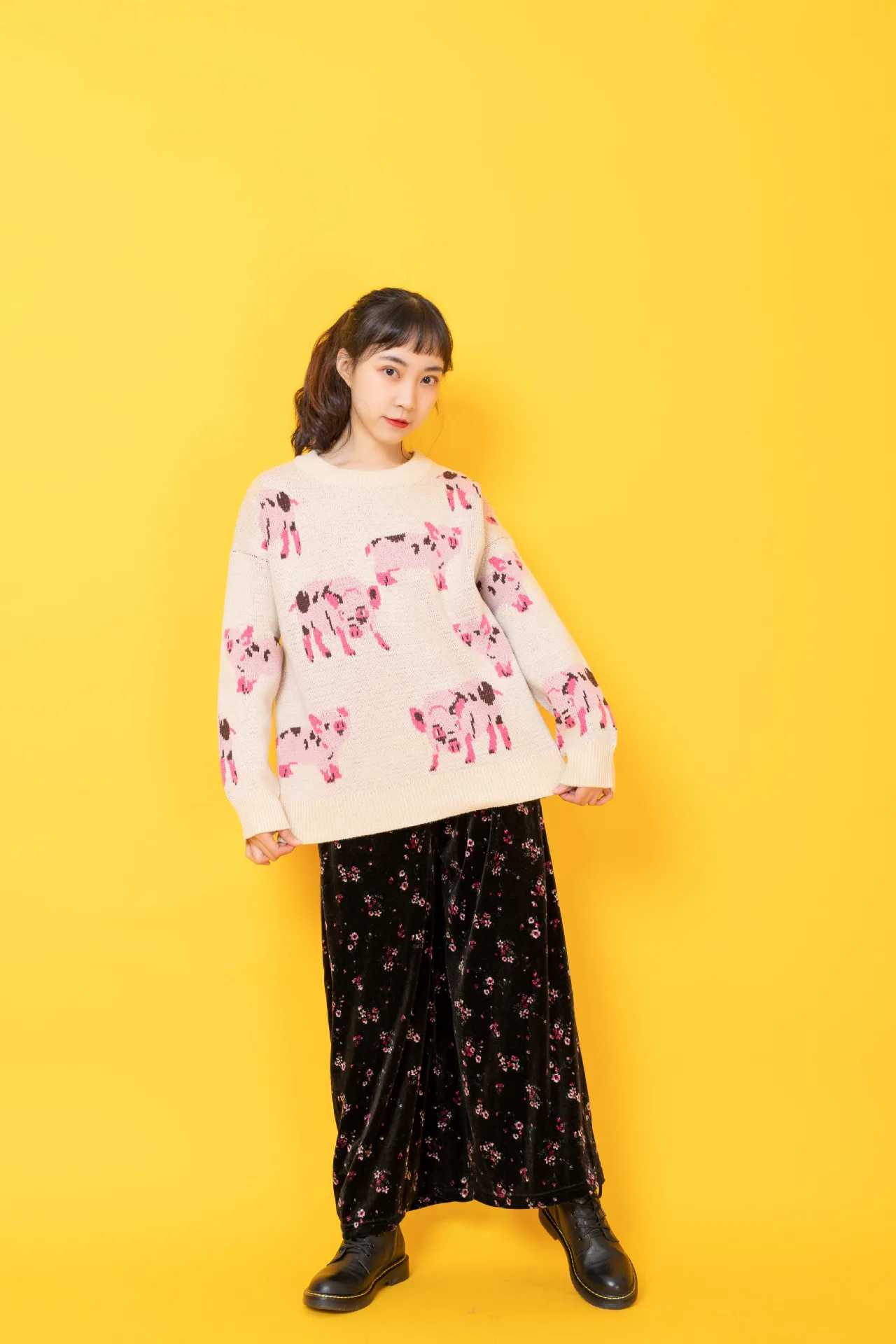 2019 New Winter Women Sweaters Fashion O-neck Long Sleeve Pullovers Loose Knitted Female Jumper Tops | Женская одежда