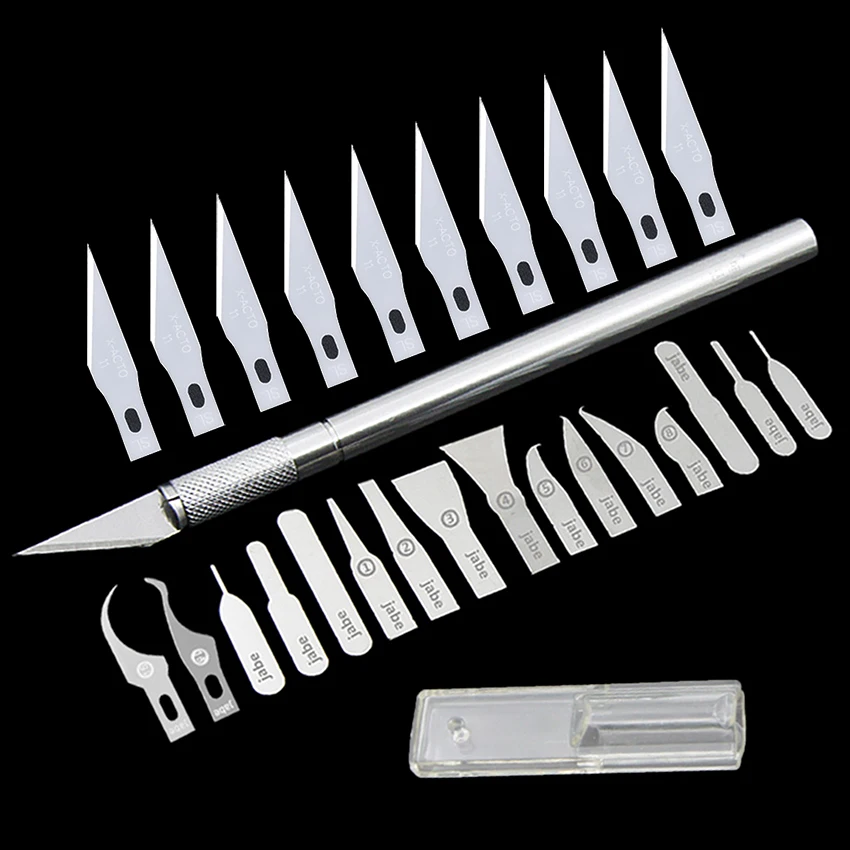Silvery Knife set Оригинальная твердость IC чип BGA материнская плата жесткий диск печатная плата ремонт нож изогнутые тонкие лезвия для iphone samsung - Цвет: Silvery Knife set