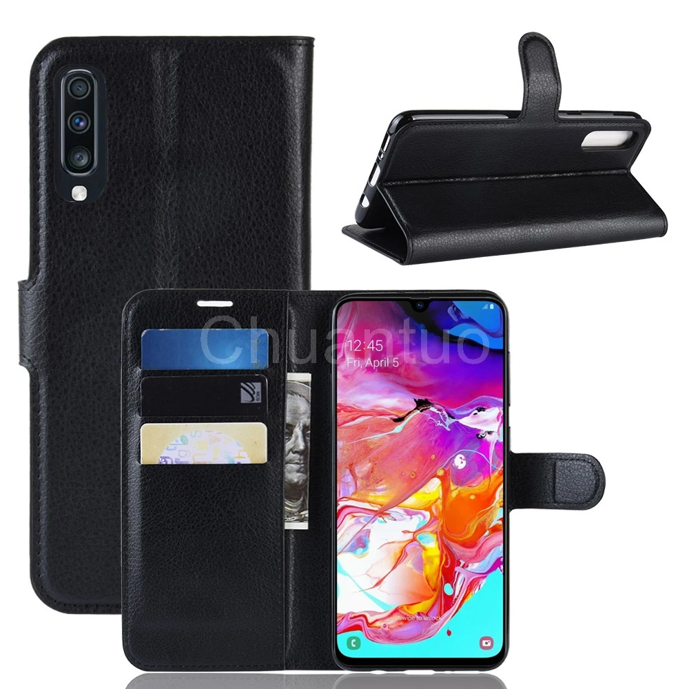 Модный чехол кошелек из искусственной кожи для Samsung Galaxy A70 6 7 ''A705F защитный флип