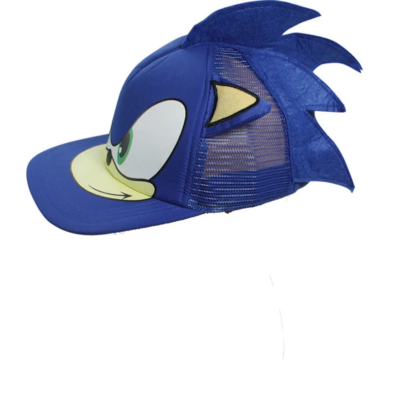 Sonices Hedgehogs шляпа милые Ежик мультфильм Молодежные регулируемые бейсбольные кепки