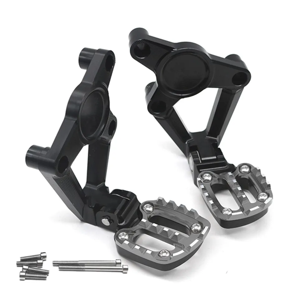 Для HONDA X-ADV XADV X ADV 300 750 1000- аксессуары для мотоциклов складные Задние подножки опора для ног для пассажира - Цвет: Titanium
