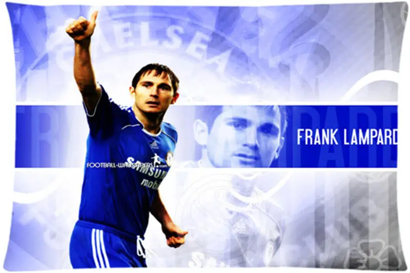 SQ00606-ZHH фрэнк lampard2 Прямоугольник Наволочки на молнии Пользовательские Подушка