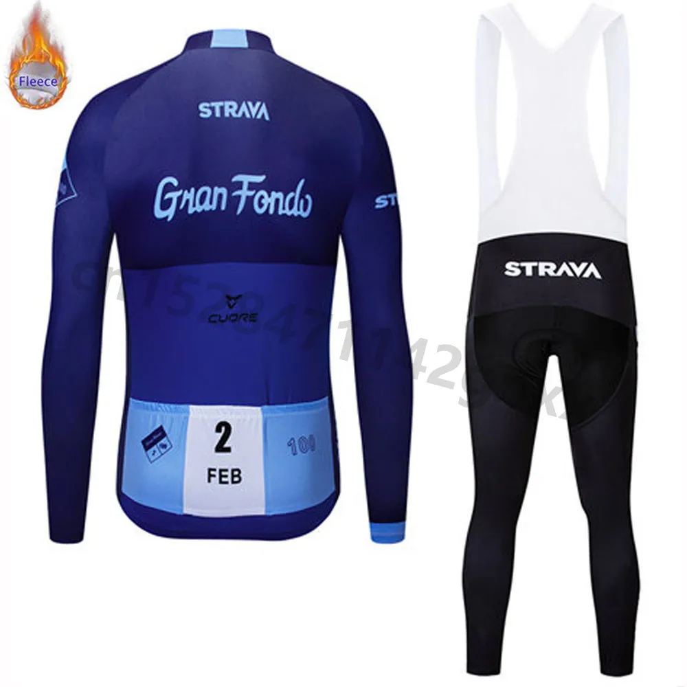 Strava, длинный рукав, Майо, Ropa Ciclismo Invierno, термо флис, велосипедная команда, Велоспорт, Джерси, набор, зима, MTB, одежда для велосипеда