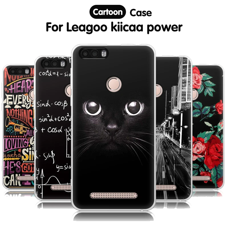Чехол EiiMoo для Leagoo Kiicaa Power силиконовый чехол с мультяшным 3D принтом рельефные